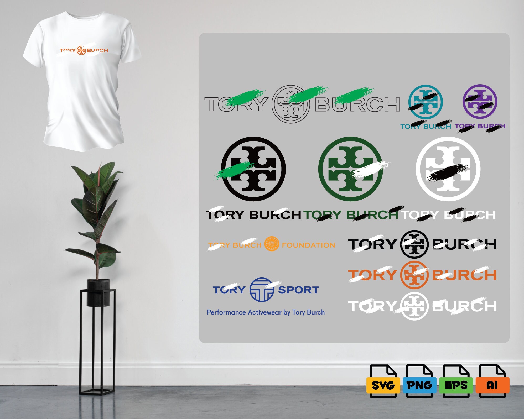Tory Burch Logo - Etsy