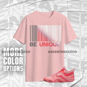Tatum 3 In A Blender Be Unique Red Pink Unisex T-Shirt, Hoodie, Sweatshirt To Match Sneaker, Bella Canvas Shirt