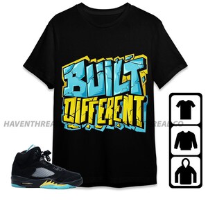 FreshJamz Jordan 5 Aqua unisex T Shirt Kid Toddles No Time to Rest Ber Shirt to Match Sneaker