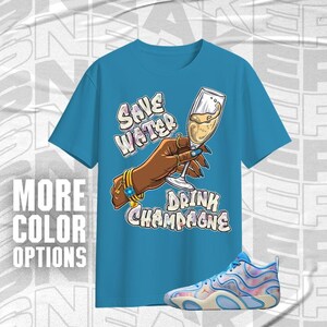 Tatum 3 Cloud 0 Drink Champagne Blue Pink Color Shirt Match Sneaker, Bella Canvas Shirt