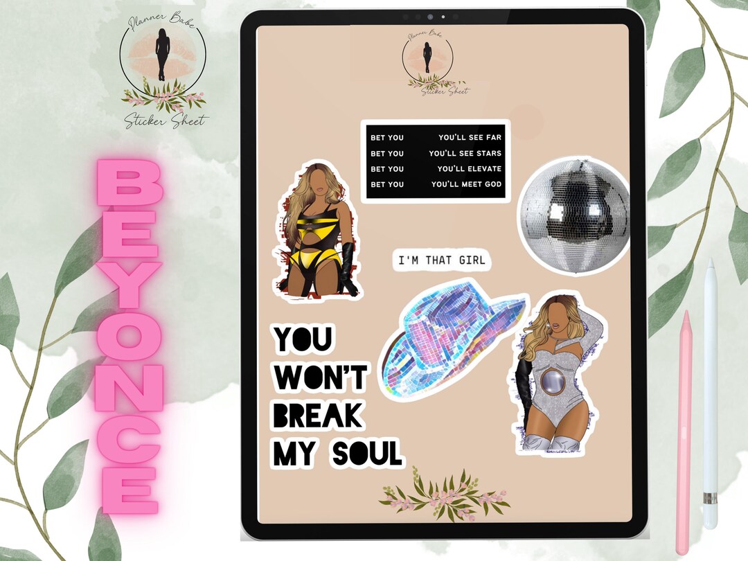 Beyoncé i'm THAT Girl Digital Stickers - Etsy