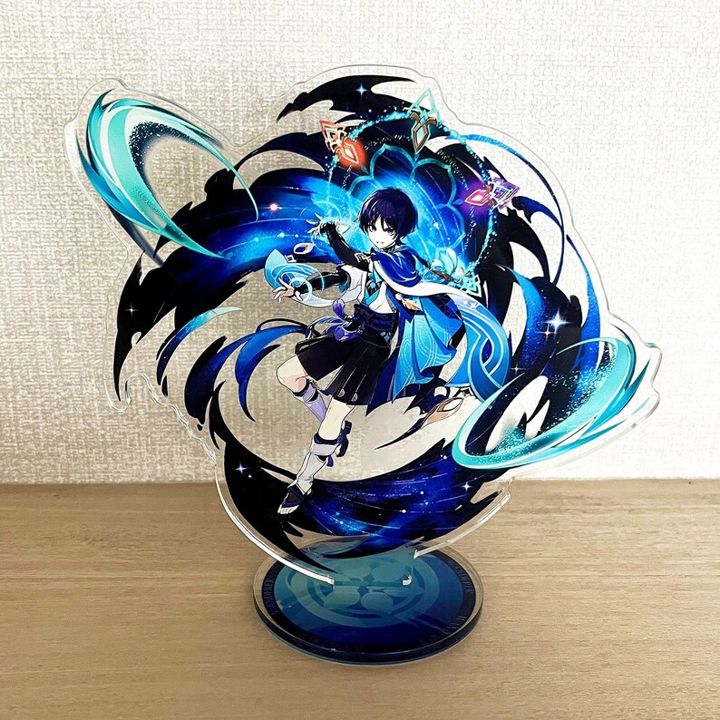 Genshin Impact Wanderer Acrylic Stand, Genshin Wanderer Action Figure