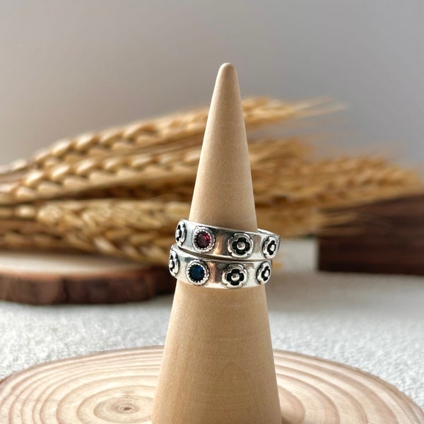 Handmade Howling Ring, Howl's Moving Castle Inspired Sophie Ring, S925 Silver Adjustable Sparkling Diamond Couple Ring, Cosplay Jewelry