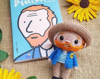 かぎ針編みのゴッホ人形のパターン: あみぐるみアーティスト (PDF