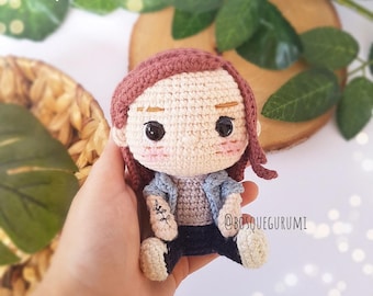 AMIGURUMI PATTERN Girl immune crochet doll [MINIGURUMI] English