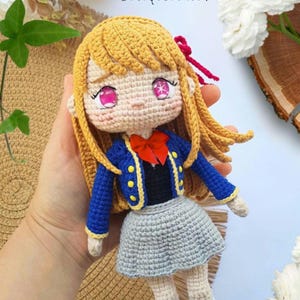 Amigurumi pattern: Twin girl crochet doll (PDF Download)