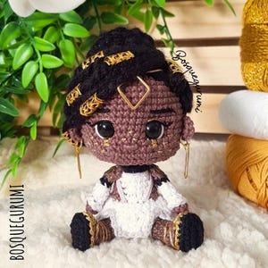 Amigurumi Pattern: Graceful aristocrat crochet doll | Amigurumi doll fanart | Mel LOL PDF crochet pattern in ENGLISH