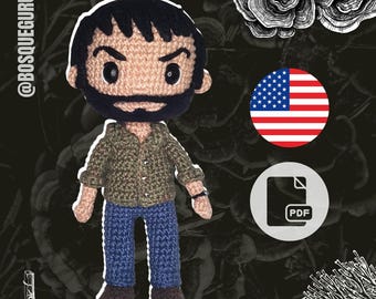 PATRÓN AMIGURUMI Muñeco crochet padre contrabandista superviviente INGLÉS