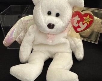 Halo the Bear Beanie Baby RARE with Errors