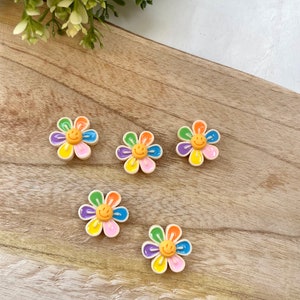 Magnets smiley/flower 5 pieces fridge magnets l gift image 4
