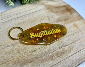 Schlüsselanhänger Sagittarius l Sternzeichen l Schütze l Anhänger - Geschenk l Accessoire