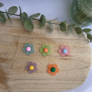 Magnets flowers 5 pieces transparent colorful fridge magnets l gift image 6