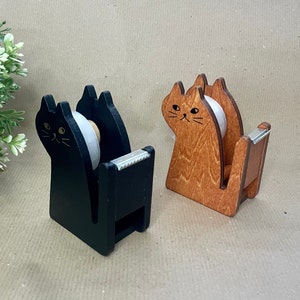 Table dispenser cat l adhesive tape dispenser l cat l adhesive tape office l school l university l gift image 6