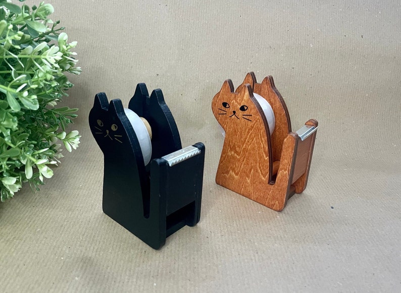 Table dispenser cat l adhesive tape dispenser l cat l adhesive tape office l school l university l gift image 6