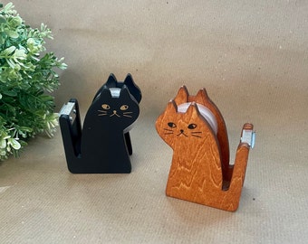 Tischabroller Katze l Klebebandabroller l Cat l Klebeband - Büro l Schule l Uni l Geschenk