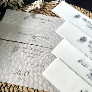 Banderuola per tovaglioli matrimonio I tovaglioli personalizzati I tovaglioli fidanzamento I serate henné I compleanni I occasioni speciali