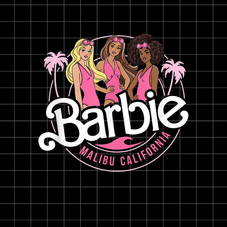 Barbie Malibu Logo Png - Etsy