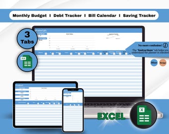 Etsy Shop Inventory Tracker: Excel-spreadsheetsjabloon (digitale download)