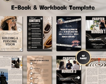 Plantilla de ebook de Canva: Guía y cuaderno de coaching (descarga digital)