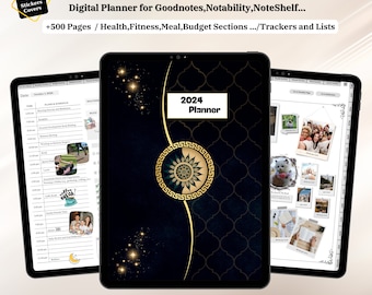 2024 digital planner,2024 dated digital planner,2024 digital planner goodnotes,ipad planner, daily planner,ADHD planner,Notability planner