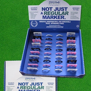Precision Golf Ball Marker and Putting Trainer Point Of Sale Display – Rugged ABS Polymer