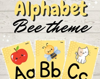 Alphabet Posters / Bee Classroom decor