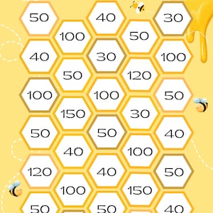 Bee Savings Challenges A6 / Money Savings Tracker / Save 500, 1000 and 2000 image 4