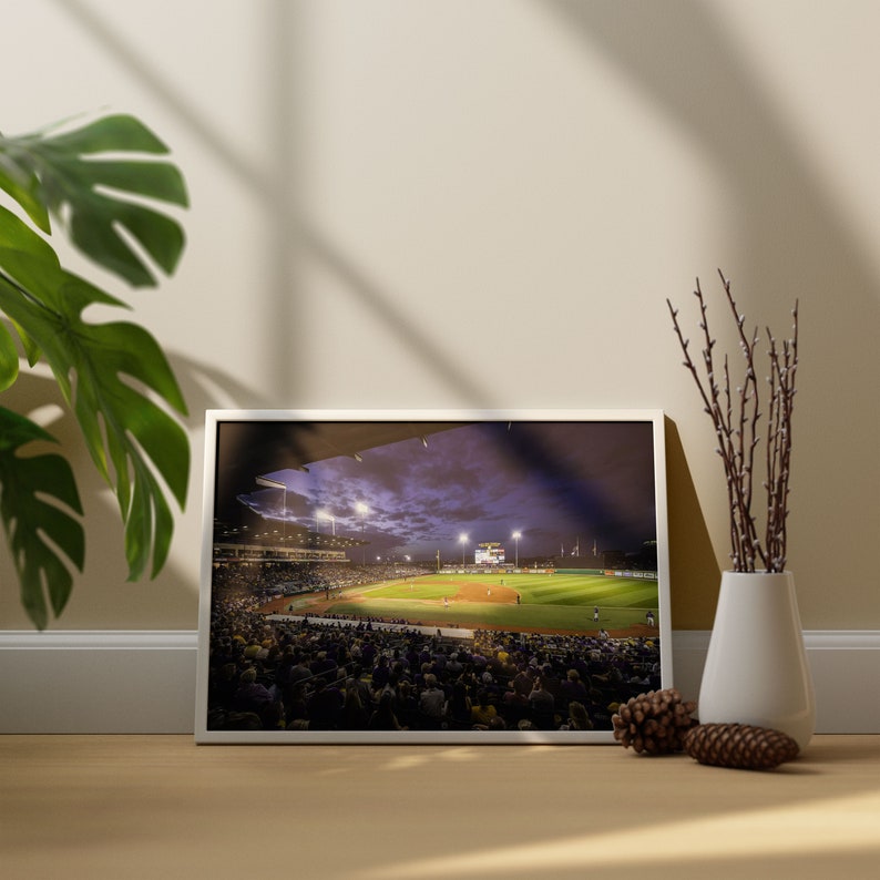 Framed Canvas Alex Box Stadium Canvas Wall Art Design Poster Print