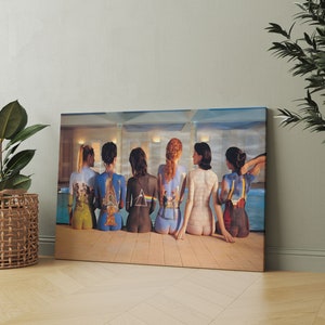 Catálogo posterior de Pink Floyd, arte famoso, póster de lienzo de mujer desnuda, póster de lienzo de música de Pink Floyd, decoración de pared del catálogo posterior, envío gratuito