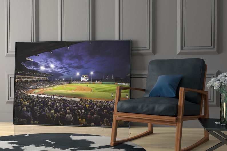 Framed Canvas Alex Box Stadium Canvas Wall Art Design Poster Print