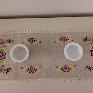Embroided, vintage tablecloth