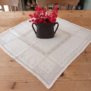 Embroided, vintage tablecloth