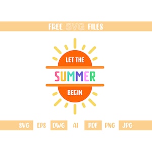 Let the Summer Back , Download digitale istantaneo - file svg, dwg, png,pdf,jpeg,ai ed eps inclusi!