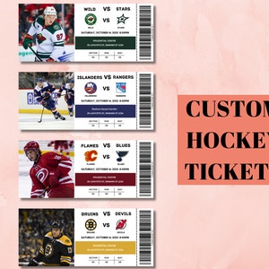 New Jersey Devils Game Ticket Gift Voucher