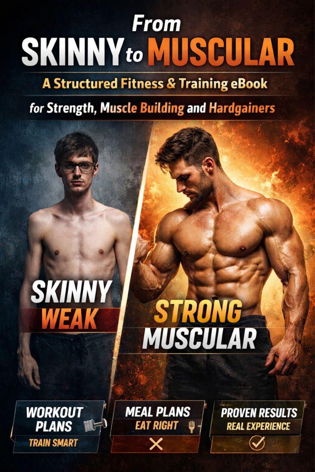From Skinny to Muscular – A Structured Fitness & Training Ebook for ...