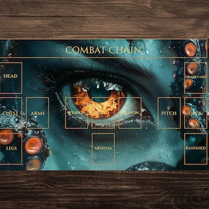 Sofortiger Download Flesh and Blood Tcg Playmat Design - Lady Tentacles, Pirat, Necromancer, High Sea (mit und ohne Bereiche)