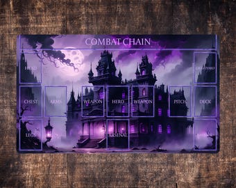 2人用フレッシュ・アンド・ブラッドTCGプレイマット、カスタムカード