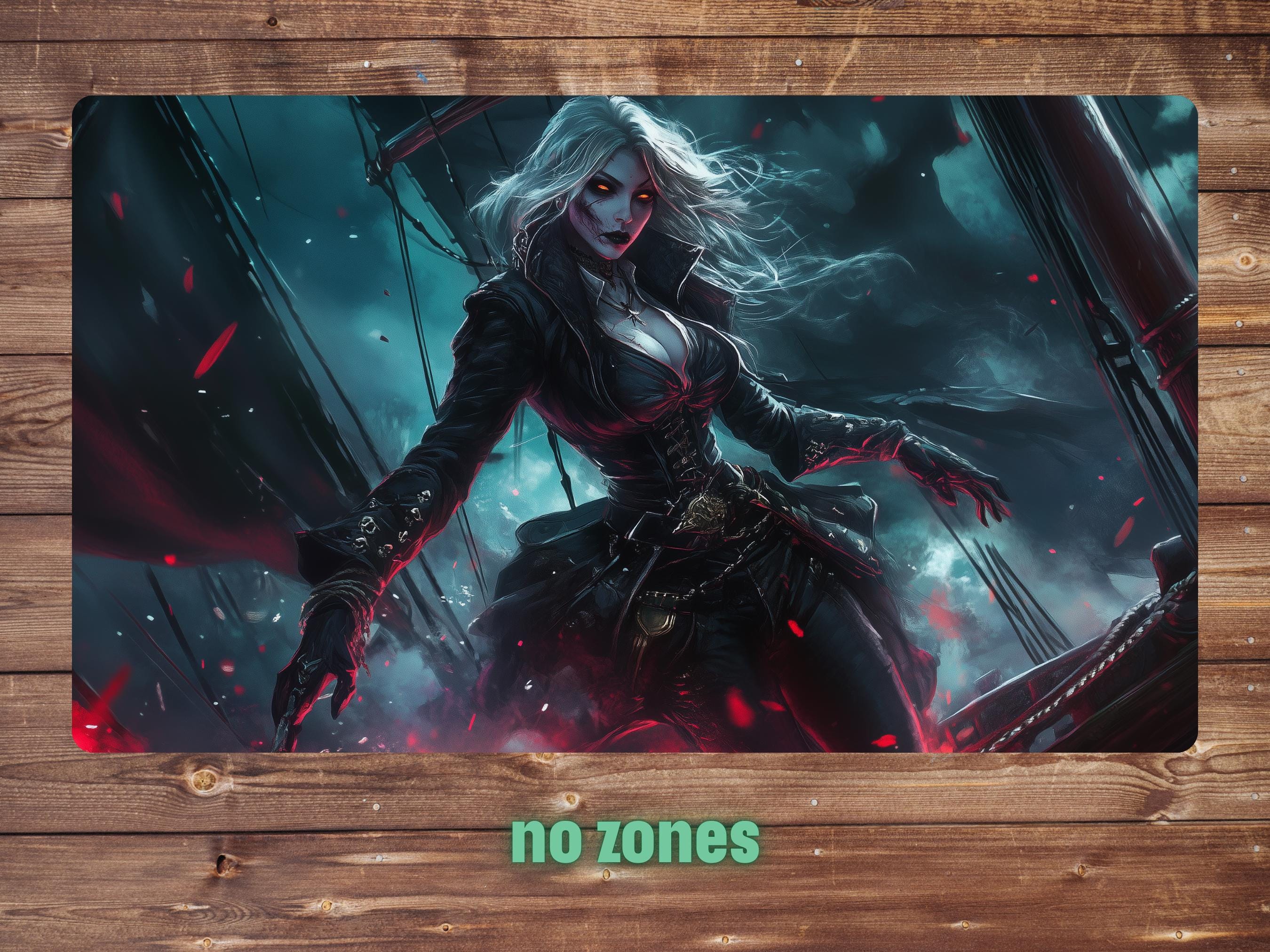 即時ダウンロード Flesh and Blood TCG プレイマット デザイン - 海賊