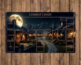 Flesh and Blood TCG プレイマット、ゾーン付き 2 人用カスタム FAB