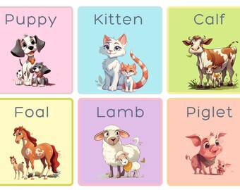 Wild Wonders: Fun and Educational Animal Flashcards for Kids