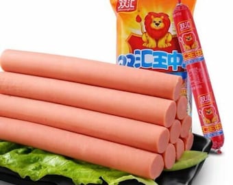 Special-grade Chinese Snack Food Ham Sausage Shuanghui 10*60g 双汇王中王火腿肠中国美食零食香肠