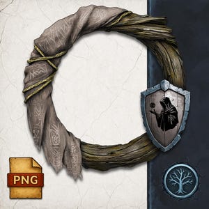 Dungeon Master Token Border – Fantasy RPG Frame for Character Portraits | Compatible with DnD 5E, Pathfinder, Roll20, Foundry VTT Tabletop