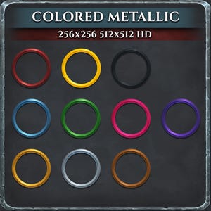 DnD Token Frames: 10 Fantasy Borders for VTT RPG (PNG Digital Download)