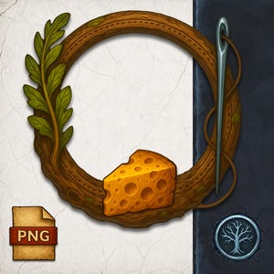 Fantasy RPG Token Frame: DnD Character Portrait Border (PNG Files)