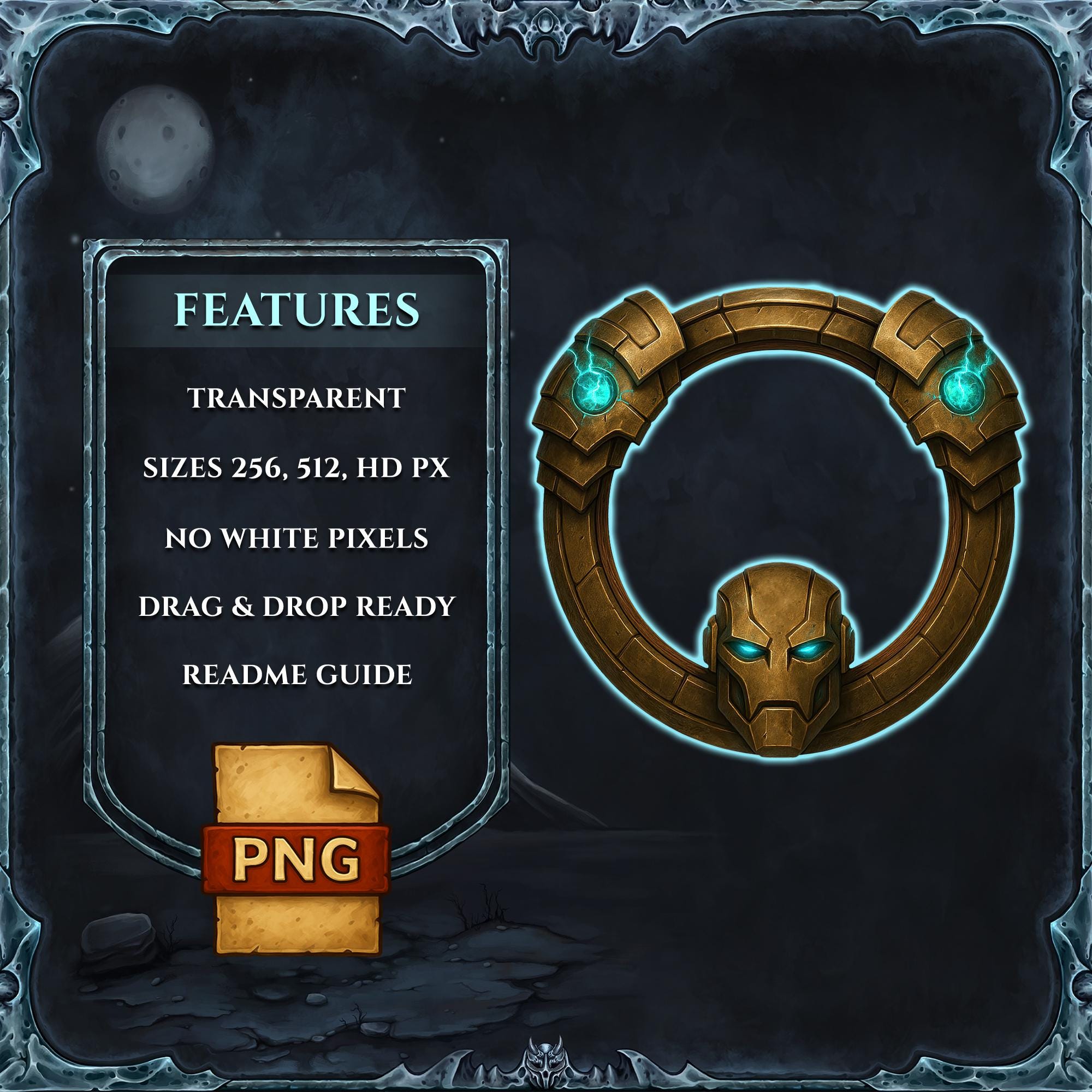 Warforge Ranger Token Warforged Token Border: Steampunk D&D Character Portrait (PNG) - Etsy