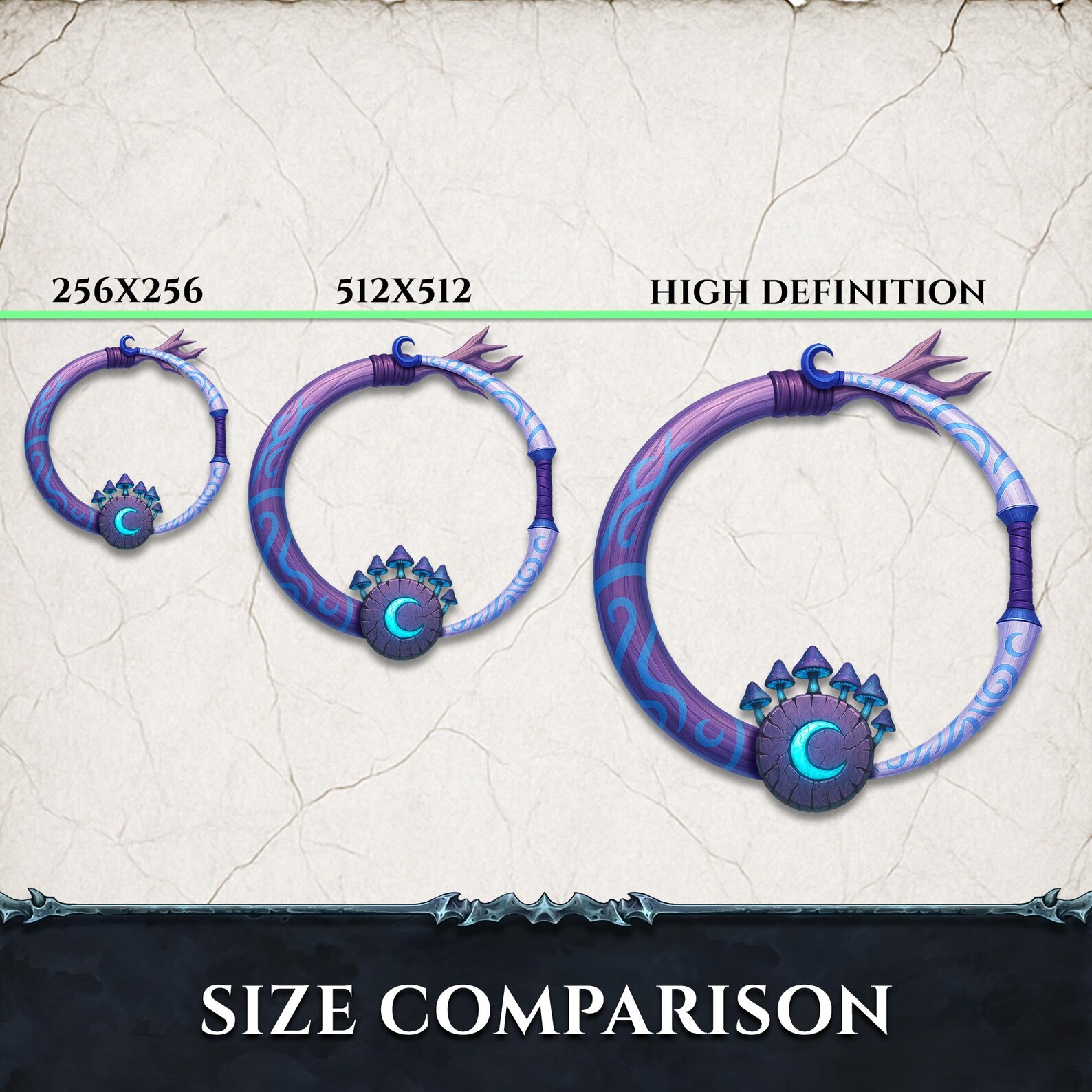 Fantasy RPG Token Border: Transparent Character Portrait Frame (PNG ...