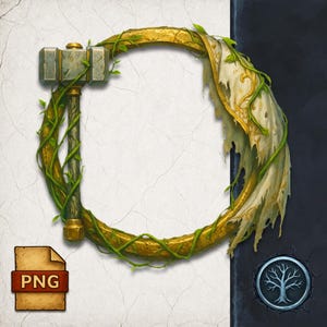 Paladin Token Border: Fantasy RPG Frame for DnD, Pathfinder (PNG Files)