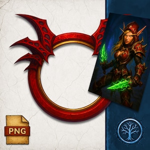Fantasy RPG Token Border: DnD Character Portrait Frame (PNG Files, Digital Download