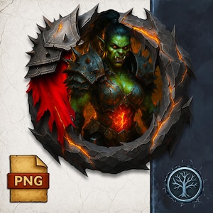 Legacy Token Border – Fantasy RPG Frame for Character Portraits | Compatible with DnD 5E, Pathfinder, Roll20, Foundry VTT Tabletop