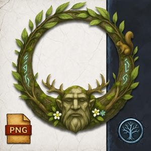 Fantasy RPG Token Border: DnD Character Portrait Frame (PNG Files, Digital Download